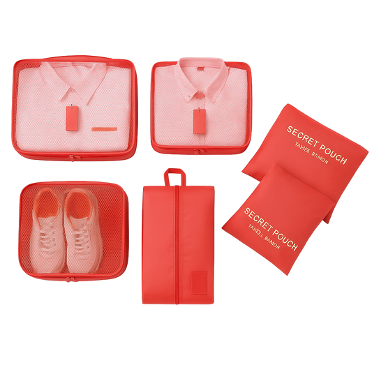 Lot de 6 Sacs de Rangement Imperméables – Organisation Optimale pour Vos Voyages